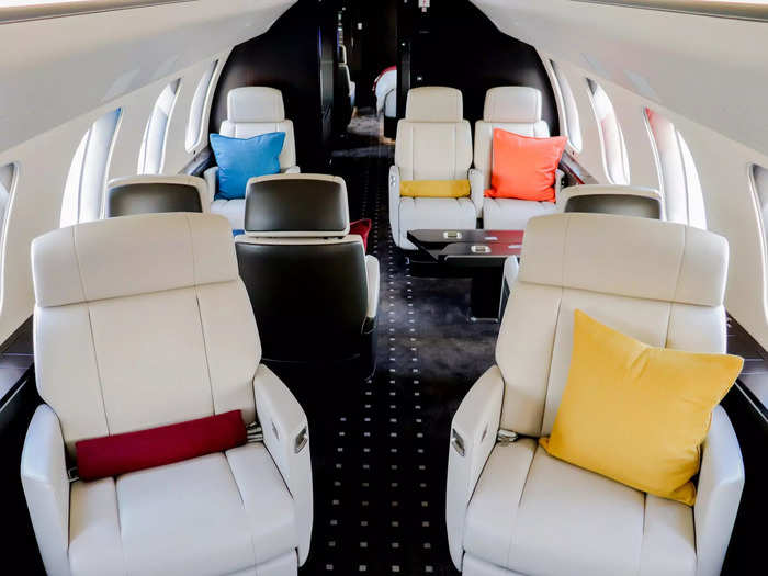 Bombardier developed the Global 7500 to seat a maximum of 19 passengers. But VistaJet opted to only include seating for 14 as there