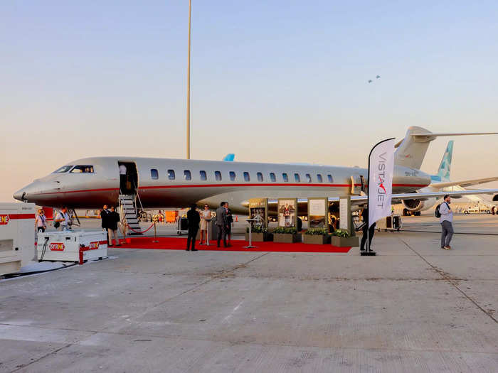 Canadian aircraft manufacturer Bombardier currently holds the title for having built the largest and longest-ranged purpose-built private jet that