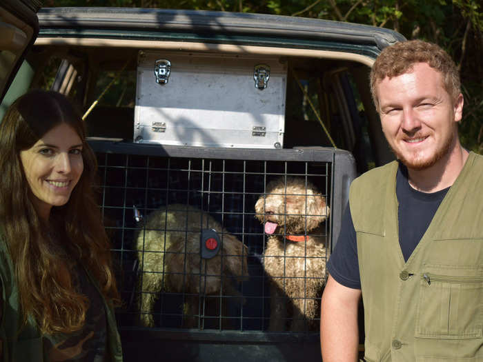 For a truffle-hunting excursion, I was paired up with Marta and Daniele, the pet-parents of 2 Lagotto Romagnolo dogs