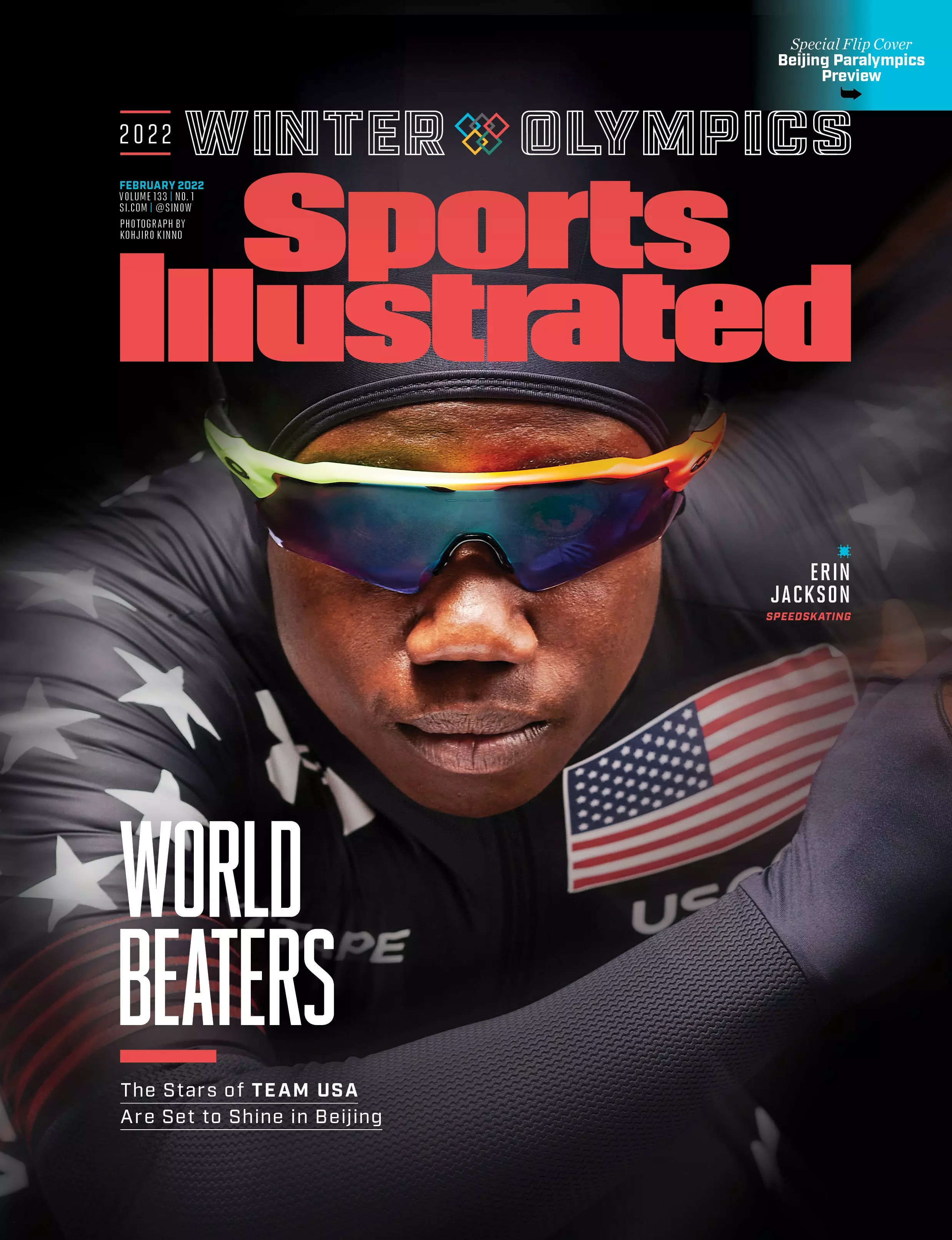 Erin Jackson is one of four cover athletes for Sports Illustrated
