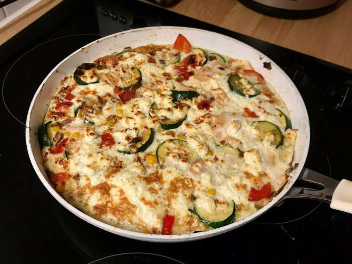 8. Feta frittata