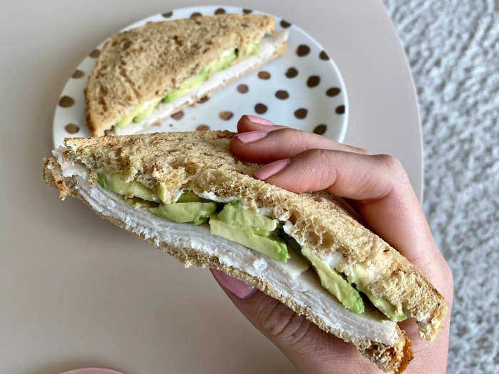 6. Chicken avocado sandwich