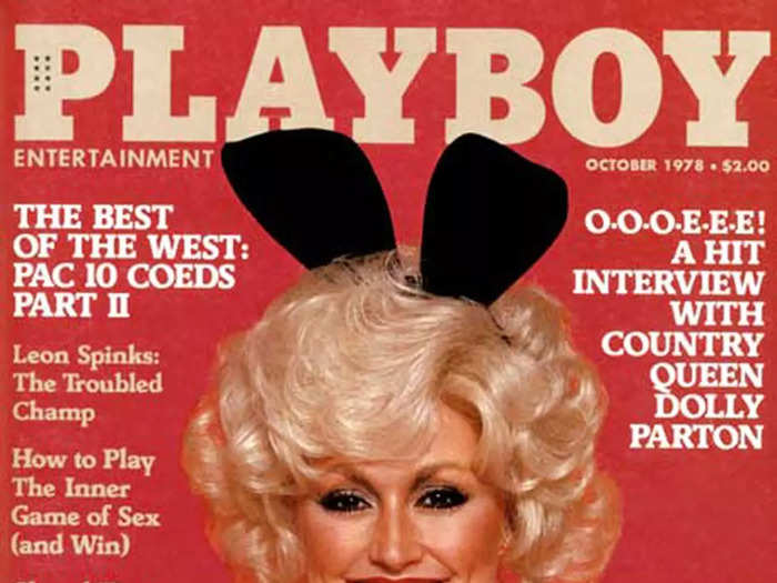 She posed for the October 1978 issue of "Playboy" in the famous Playboy Bunny garb.