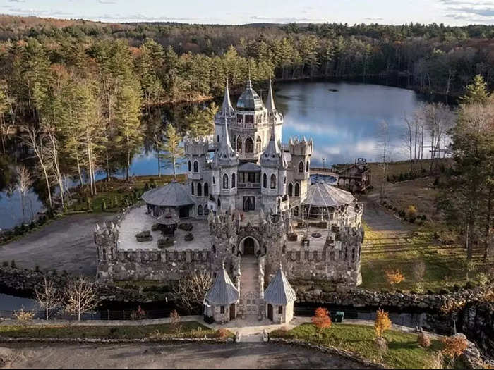 Known as the Chrismark Castle, the 9-bedroom mansion belongs to Christopher Mark, the great-grandson of Chicago steel tycoon.