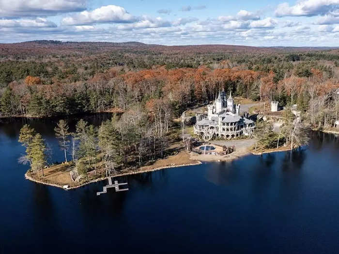 This custom-built gothic castle may look like it belongs in medieval Europe — but it was really built in a Connecticut suburb in 2010.