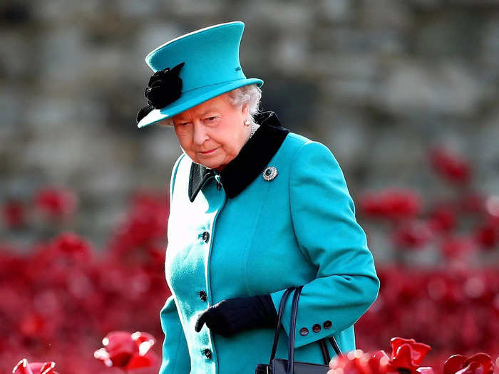 Jackson captured a poignant photo of Queen Elizabeth visiting a World War I memorial for fallen soldiers in 2014.