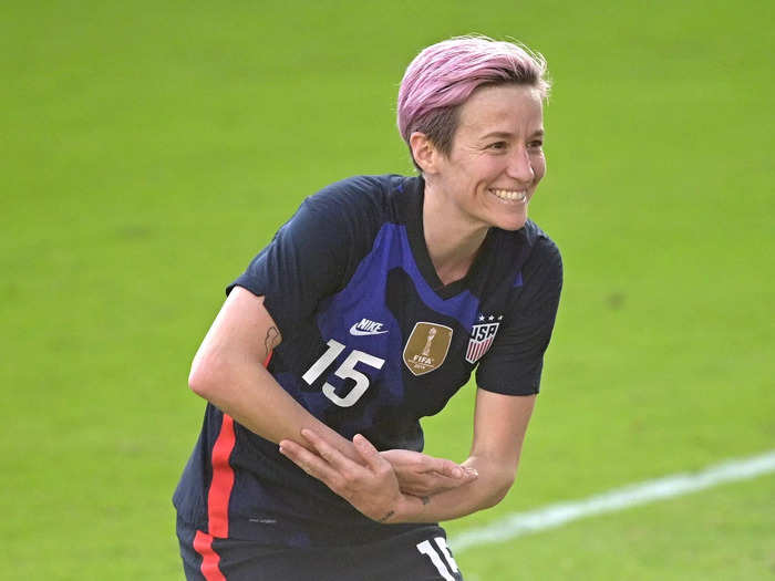 Megan Rapinoe is an ambassador for her twin