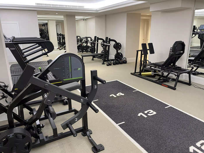 Downstairs in the Body Lab is the gym, where clients can workout on their own or with personal trainers.