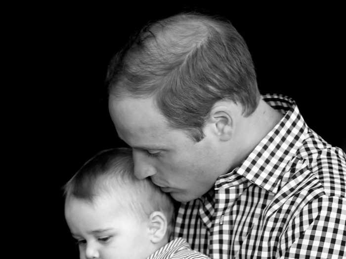 He captured a tender moment between Prince William and Prince George while visiting a zoo in Sydney, Australia, in 2014.