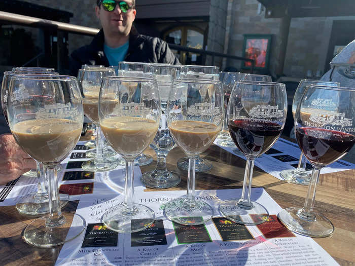 The final stop of our road trip was in Temecula, California, to try chocolate wine.