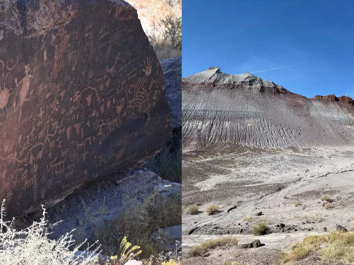 Along Route 66, Petrified Forest National Park in Northeastern Arizona was a last-minute stop that I wouldn