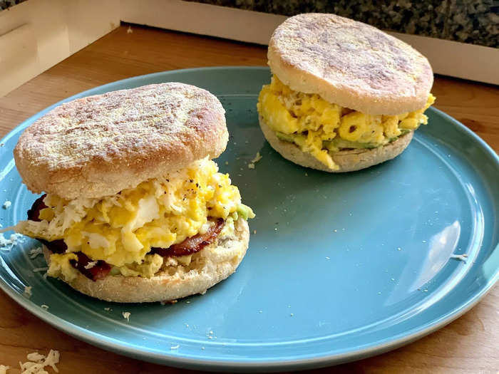 My second favorite "Barefoot Contessa" breakfast is her bacon, egg, and cheddar sandwich.