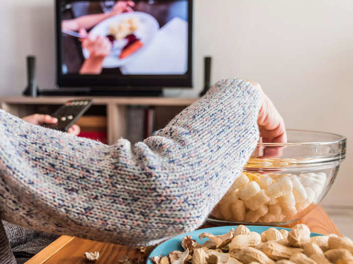 Food can also serve as temporary boredom fix.