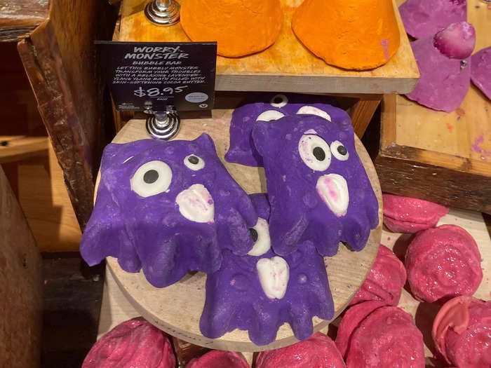 ... strange purple monsters ...