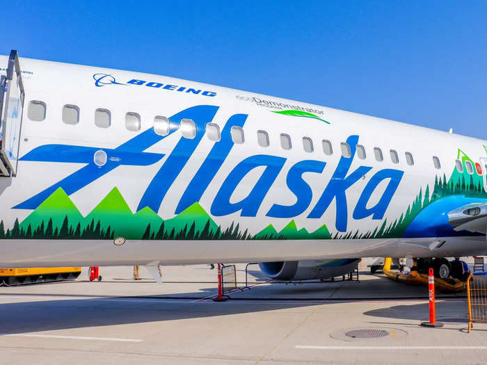 Boeing and Alaska Airlines have teamed up to test new technologies onboard a Boeing 737 Max 9 aircraft that is Boeing’s new ecoDemonstrator. Take a closer look at the aircraft.