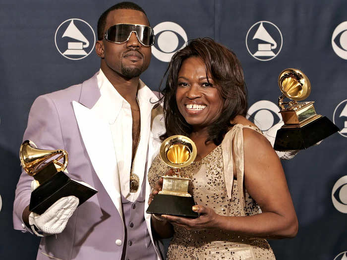 Ye duets with his mother Donda West.