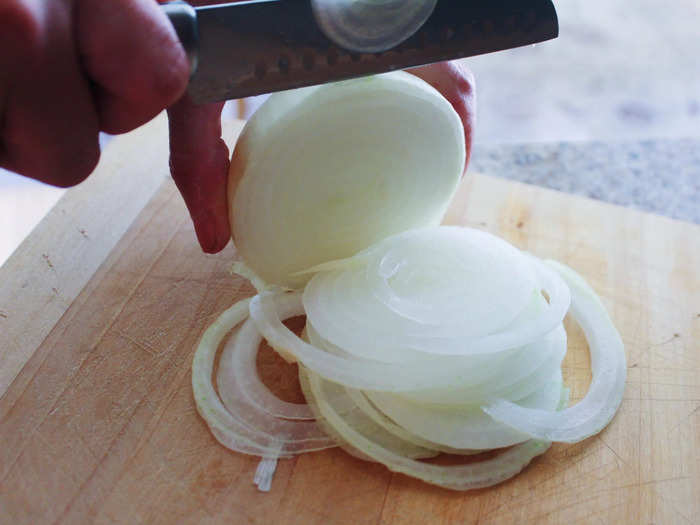 The recipe takes six hours, so I got to work. I started by prepping my vegetables.