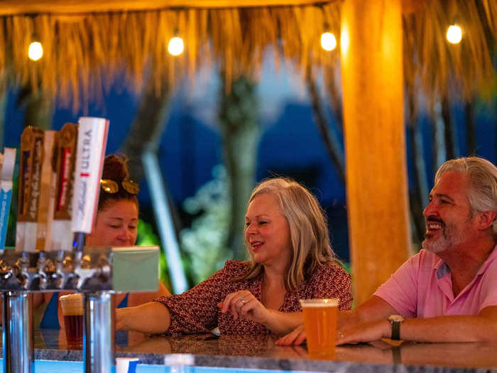 ... like a tiki bar, fire pits, pools, and plenty of on-site activities.