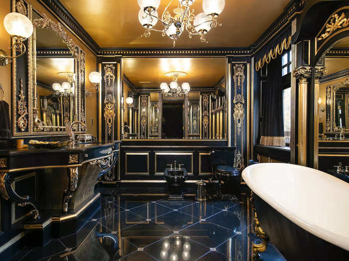 One of the bathrooms, on the other hand, is practically a work of art.