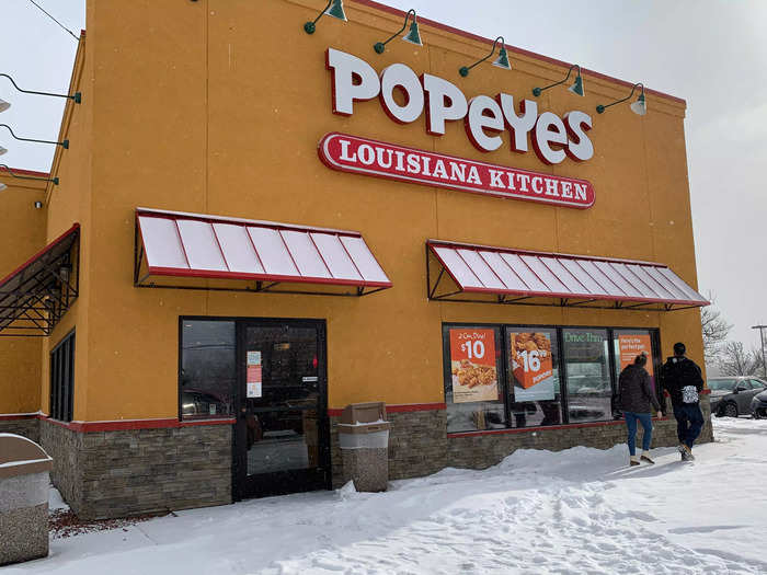 I went to a Popeyes in Rochester, New York to begin my comparison with KFC.