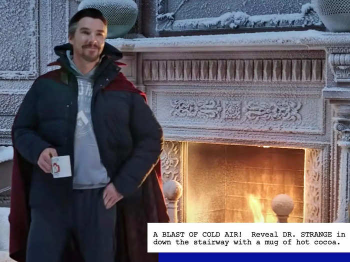 Doctor Strange is surprisingly a hot cocoa fan.