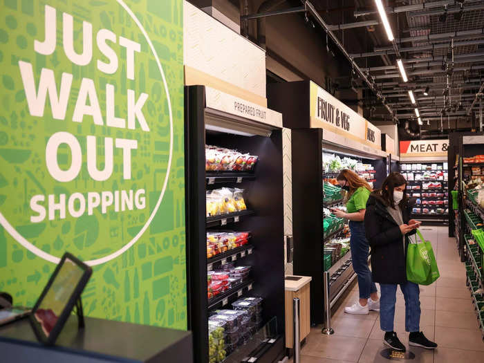 Amazon has been rolling out similar stores across London using its Just-Walk-Out technology, branded as Amazon Fresh stores in the UK and Amazon Go in the US. Aldi