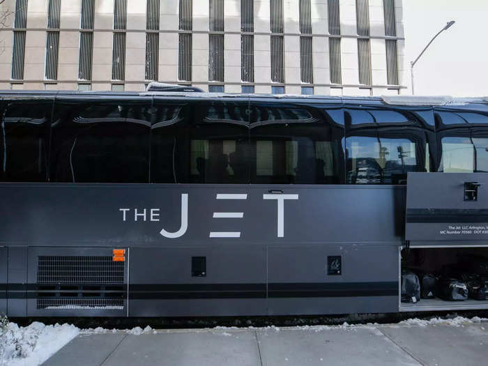 6. There are only 14 passenger seats on the Jet