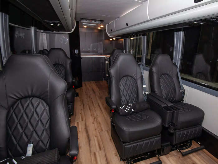 The Jet has plenty of features and services that make a simple bus ride feel more like a spacious private jet ride.