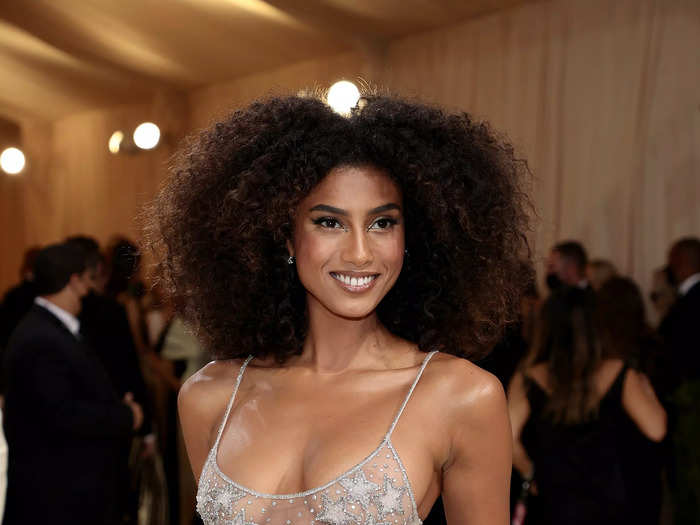 At the 2021 Met Gala, Imaan Hammam