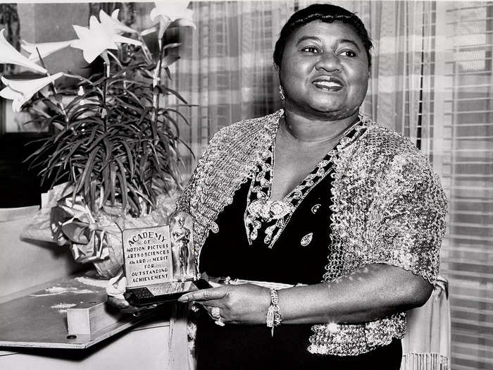 Hattie McDaniel was the first African American to win an Oscar.