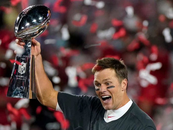 The six quarterbacks drafted before Brady combined to start 191 games and throw 258 touchdowns. Brady WON 278 games in his career, including seven Super Bowls, and threw 710 touchdowns in the regular season and playoffs, combined.