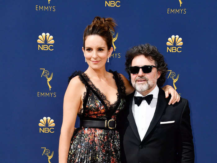 At 5 foot 5, Tina Fey stands taller than her approximately 5-foot-2 husband, Jeff Richmond.