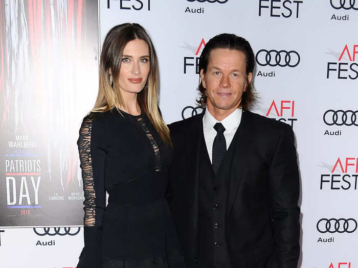 Mark Wahlberg, who is 5 foot 8, is slightly shorter than his 5-foot-9 wife, Rhea Durham.