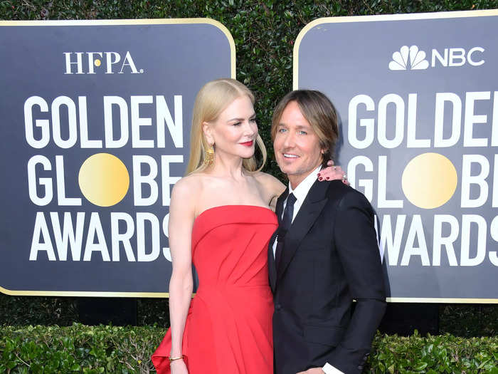 Nicole Kidman, who is 5 foot 11, just barely stands taller than her 5-foot-10 husband, Keith Urban.