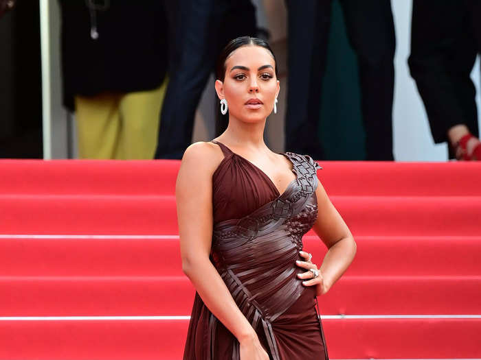 The model looked fabulous at the 2021 Cannes Film Festival in a brown Jean Paul Gaultier gown.