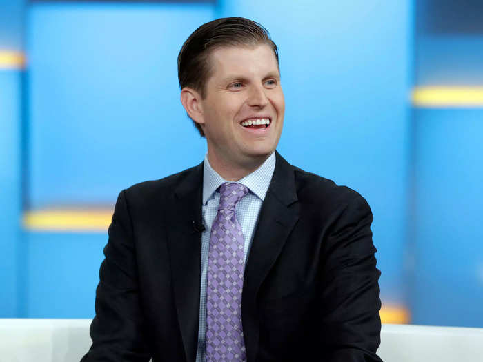 Eric Trump serves as vice president of the Trump Organization, which is currently being investigated for fraud, and he is a regular on Fox News.