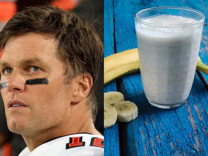 Brady started every day with a smoothie that contained 36 grams of protein.