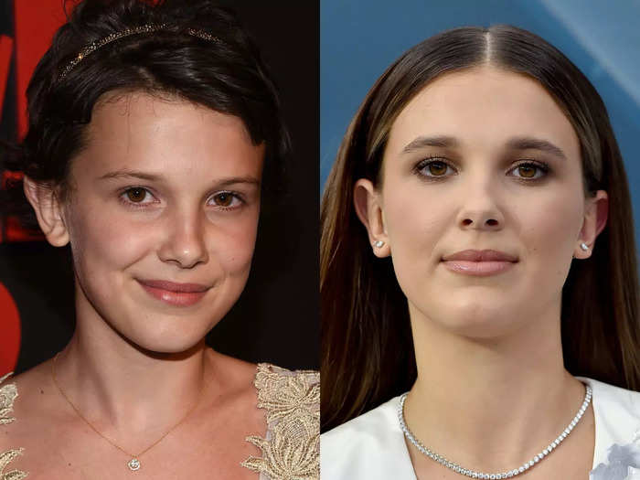 Her "Stranger Things" co-star has also gone on a brow journey.