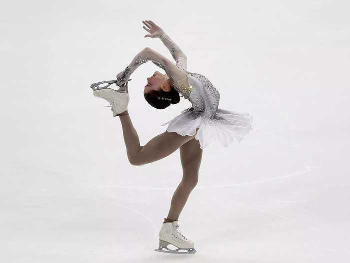 1/6: Isabeau Levito skates in the Ladies Short Program during the U.S. Figure Skating Championships at Bridgestone Arena in Nashville, Tennessee.