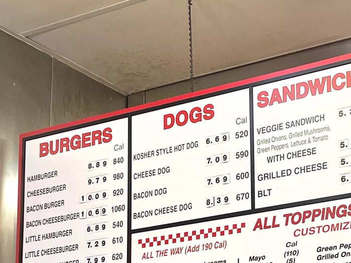 I was super excited by the number of options on Five Guys