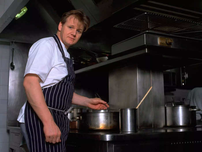 Gordon Ramsay became a head chef at just 27 years old.