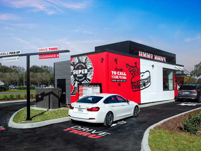Like many modern drive-thru designs, the new concept will feature two lanes.