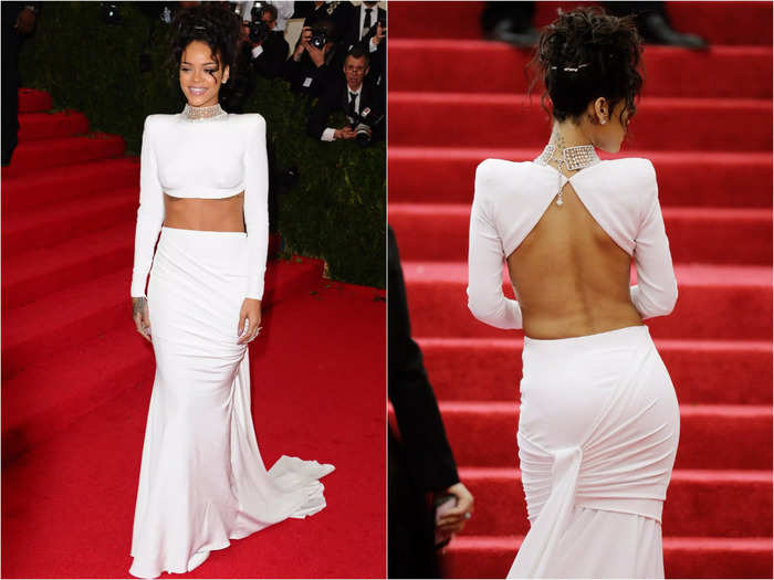 Her refined — yet revealing — look stunned at the 2014 Met Gala.