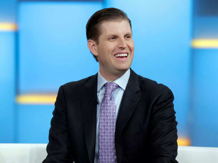 Like his older brother, Eric Trump worked as an executive vice president at the family business and appeared on "The Apprentice" before Trump