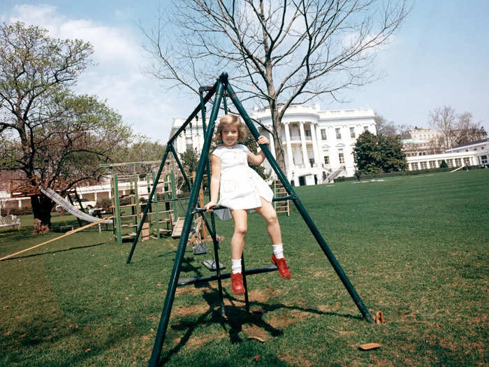 Caroline Kennedy, daughter of President John F. Kennedy and first lady Jacqueline Kennedy, was just 3 years old when she moved into the White House in 1961.