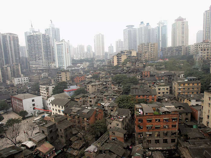 Despite its enormous size, Chongqing is a relatively new city: It was only developed in 1997.