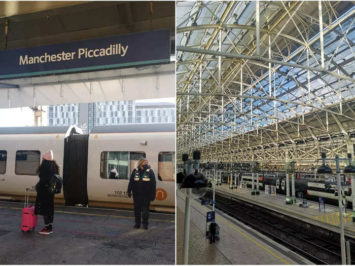 I went to the Northern Quarter on a recent trip to Manchester and got there by taking a train to Manchester Piccadilly — the main station in the city.