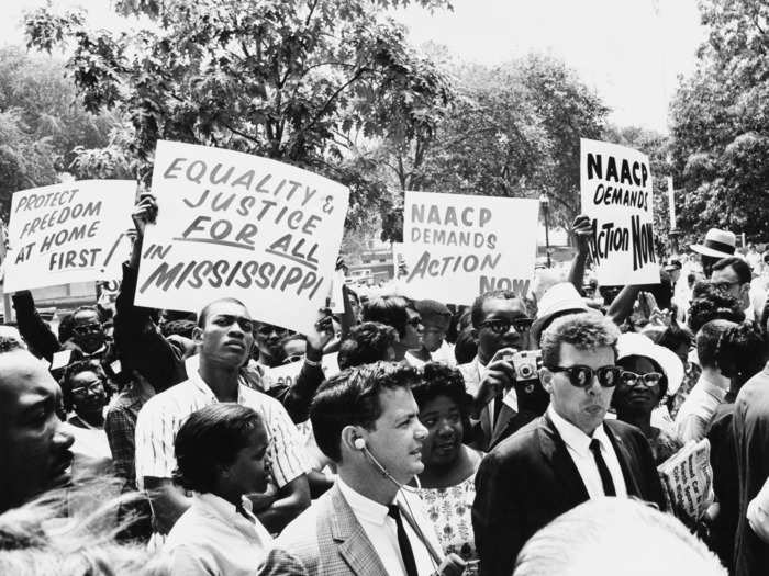 In 1964, the passing of The Civil Rights Act was a catalyst in ending Jim Crow segregation laws in the US. It granted African American citizens access to public spaces and facilities.