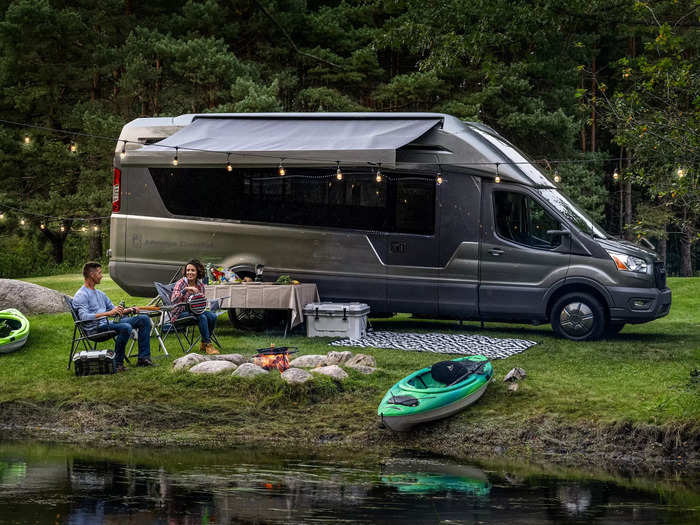 The Thor Vision Vehicle (TVV) camper van can travel up to 300 miles, the strongest range of all the recently unveiled electric camper van concepts.