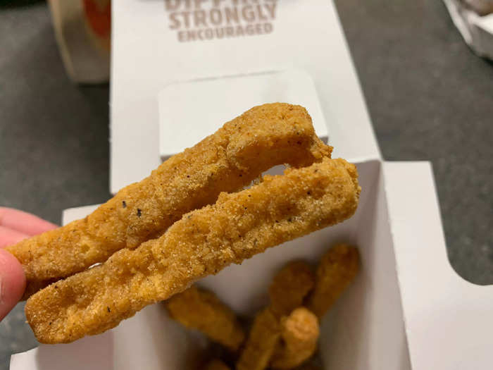 Burger King has more snack options, like these chicken fries, than McDonald